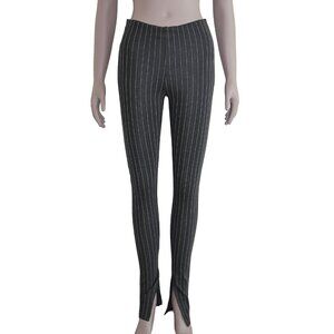 Zara High Waisted Pin Striped Leggings Pants Size Small Formal Evening Pants